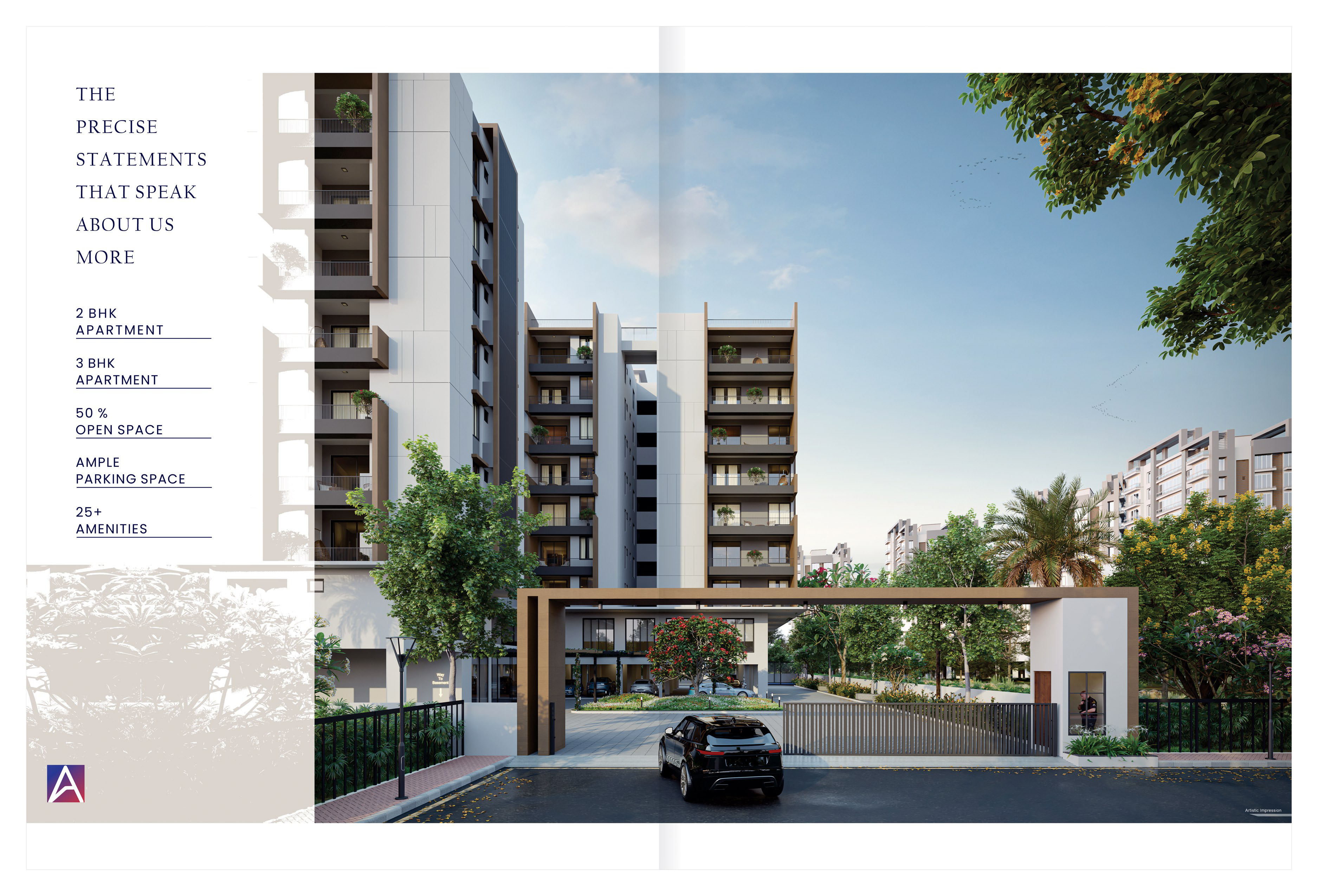 Arya Sikharam — gate entrance daytime render